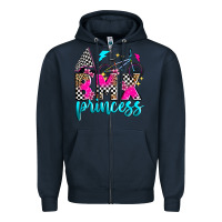 Navy bmx princess Zipper Hoodie - Zillion Design Studio