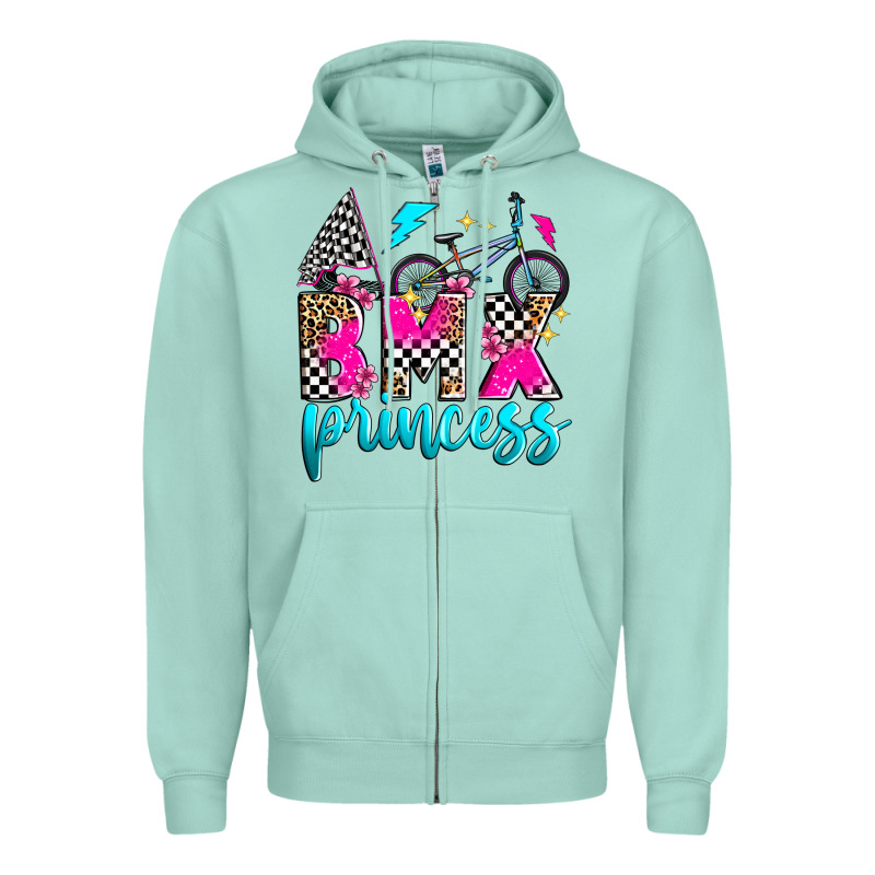 Bmx Princess Zipper Hoodie by Zillion Design Studio | Teevron