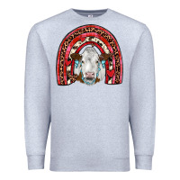 Heather Grey valentines simmental  rainbow Premium Sweatshirt - JahusDesignShop
