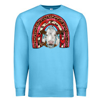 Ocean Blue valentines simmental  rainbow Premium Sweatshirt - JahusDesignShop