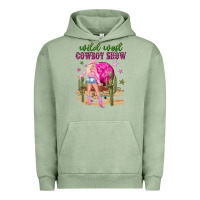 Pigment Oil Green wild west cowboy show Urban Hoodie - NancyCooperArtShop