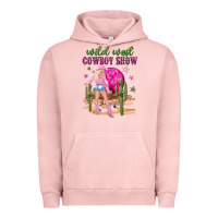 Pigment Salmon wild west cowboy show Urban Hoodie - NancyCooperArtShop