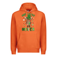Carrot one lucky heifer Premium Hoodie - MaliasSmallBusiness