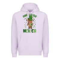 Lilac one lucky heifer Premium Hoodie - MaliasSmallBusiness