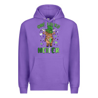 Purple one lucky heifer Premium Hoodie - MaliasSmallBusiness