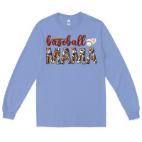 Colony Blue baseball mama Long Sleeve Tee - texasbilliewilder