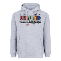 Heather Grey unafraid Heavyweight Hoodie - JahusDesignShop