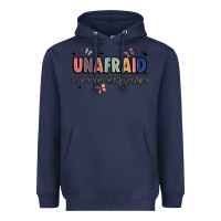 Navy unafraid Heavyweight Hoodie - JahusDesignShop