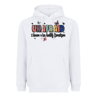 White unafraid Heavyweight Hoodie - JahusDesignShop