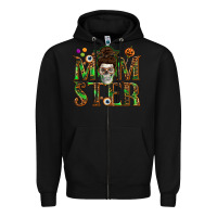 Black Momster Zipper Hoodie - texasbilliewilder