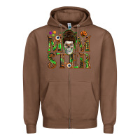 Chestnut Momster Zipper Hoodie - texasbilliewilder