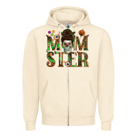 Sandshell Momster Zipper Hoodie - texasbilliewilder