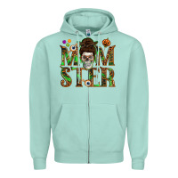Seafoam Momster Zipper Hoodie - texasbilliewilder