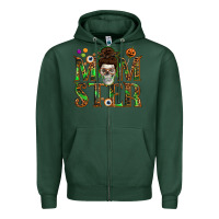 Sports Green Momster Zipper Hoodie - texasbilliewilder