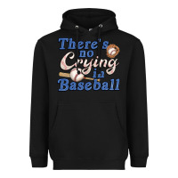 Black theres no crying in baseball Heavyweight Hoodie - JahusDesignShop