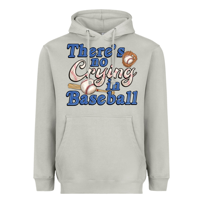 Theres No Crying In Baseball Heavyweight Hoodie by JahusDesignShop | Teevron