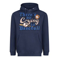 Navy theres no crying in baseball Heavyweight Hoodie - JahusDesignShop
