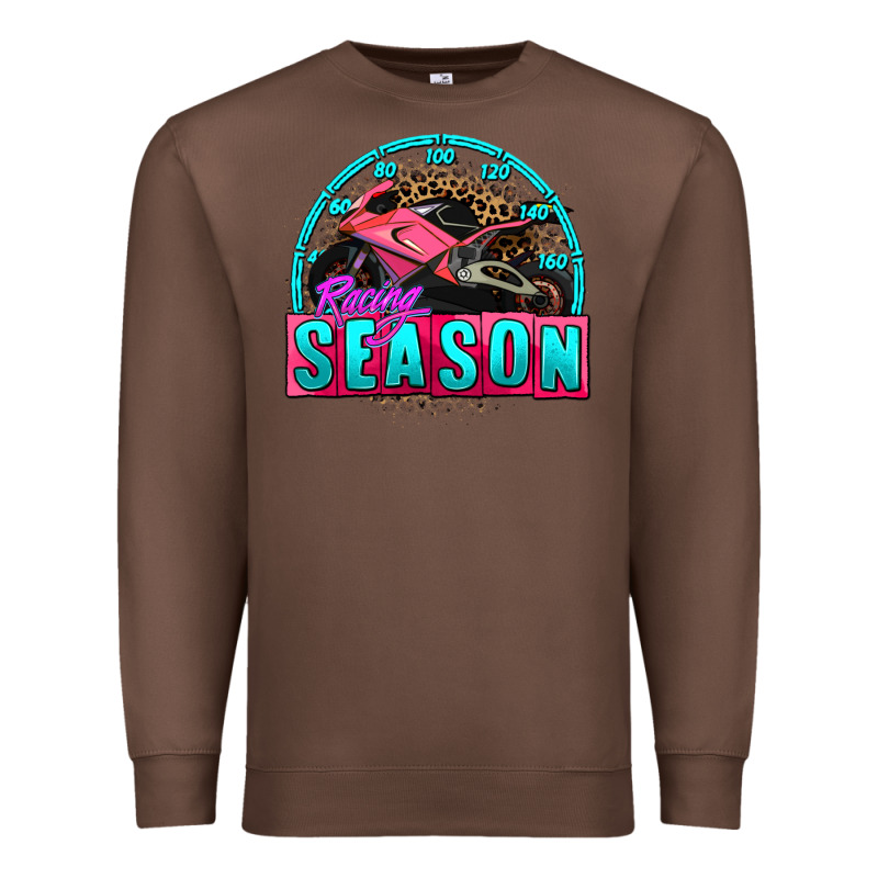 Racing Season Motorcycle Premium Sweatshirt by AdoDesignShop | Teevron