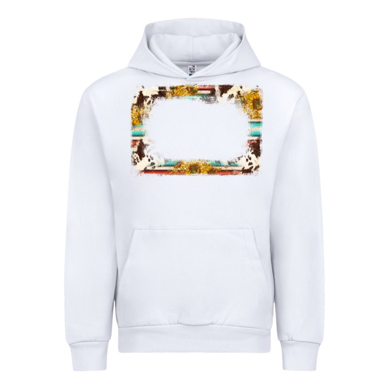 Western Serape Sunflower Background Frame Urban Hoodie by NancyCooperArtShop | Teevron