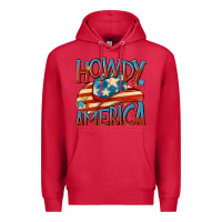 Cardinal howdy america Premium Hoodie - MaliasSmallBusiness