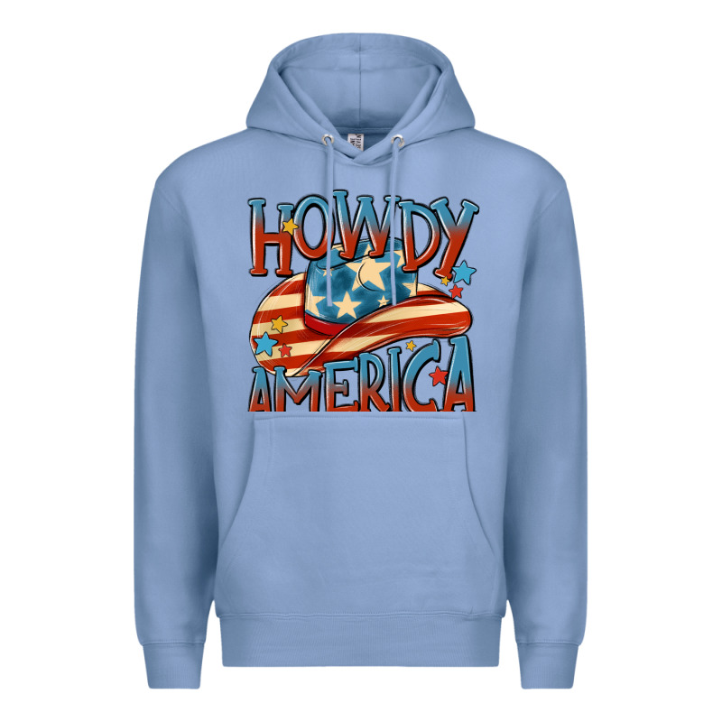 Howdy America Premium Hoodie by MaliasSmallBusiness | Teevron