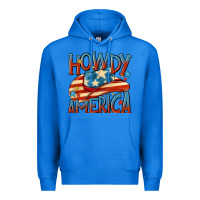 True Royal howdy america Premium Hoodie - MaliasSmallBusiness