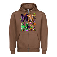 Chestnut Mama Cow Halloween Zipper Hoodie - texasbilliewilder