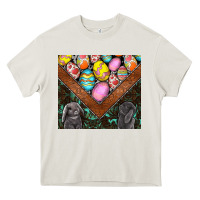 Cream easter Heavy Core Tee - CowhideDigitalArt