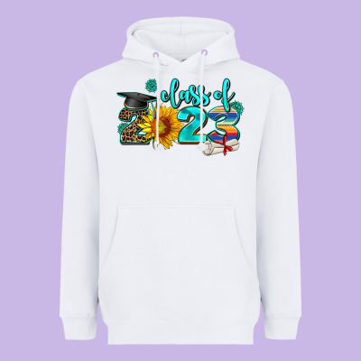 Western Sunflower Class Of 2023 Heavyweight Hoodie Designed By Adodesignshop