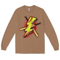 Softball Lightning Bolt Long Sleeve Tee | Teevron