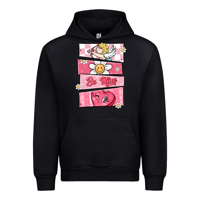 Trendy Valentines Day Retro Characters Urban Hoodie by MaliasSmallBusiness | Teevron