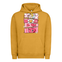 Pigment Peanut Butter trendy valentines day retro characters Urban Hoodie - MaliasSmallBusiness