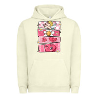 Pigment Pistachio trendy valentines day retro characters Urban Hoodie - MaliasSmallBusiness