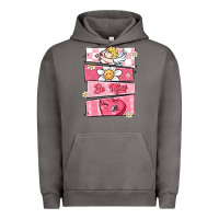 Pigment Tornado trendy valentines day retro characters Urban Hoodie - MaliasSmallBusiness