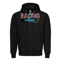 Black racing vibes Zipper Hoodie - Zillion Design Studio