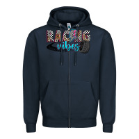Navy racing vibes Zipper Hoodie - Zillion Design Studio