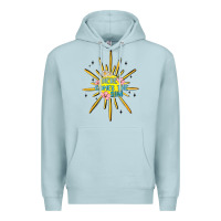 Blue Mist here comes the sun Premium Hoodie - MaliasSmallBusiness