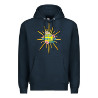 Navy here comes the sun Premium Hoodie - MaliasSmallBusiness