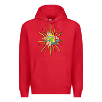 Red here comes the sun Premium Hoodie - MaliasSmallBusiness