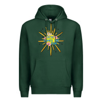 Sports Green here comes the sun Premium Hoodie - MaliasSmallBusiness