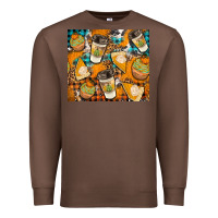 Chestnut autumun distressed tumbler Premium Sweatshirt - BundleAndBundleShop
