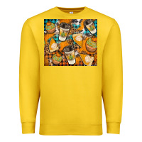 Lemon autumun distressed tumbler Premium Sweatshirt - BundleAndBundleShop