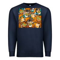 Autumun Distressed Tumbler Premium Sweatshirt | Teevron