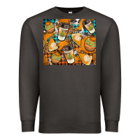Smoke autumun distressed tumbler Premium Sweatshirt - BundleAndBundleShop