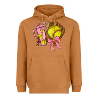 Meerkat softball coquette bow Heavyweight Hoodie - JahusDesignShop