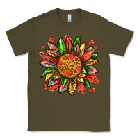 Army Green watermelon sunflower Classic Tee - texasbilliewilder