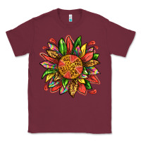 Burgundy watermelon sunflower Classic Tee - texasbilliewilder
