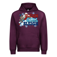 Mauve Wine winter sleigh girl sleigh Urban Hoodie - NancyCooperArtShop