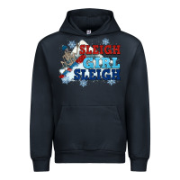 Navy winter sleigh girl sleigh Urban Hoodie - NancyCooperArtShop