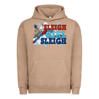 Pigment Burro winter sleigh girl sleigh Urban Hoodie - NancyCooperArtShop